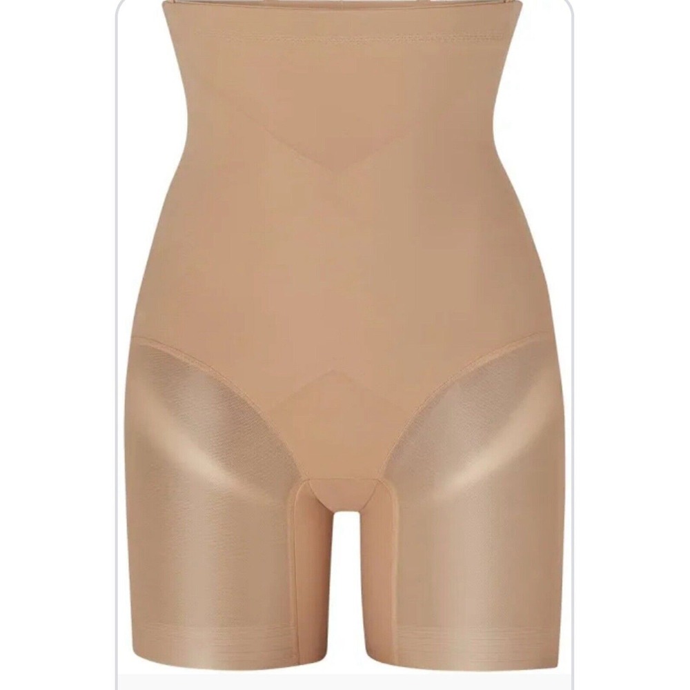 HoneyLove SculptWear SuperPower Short Womens Size XL Sand Shapewear Sculpting